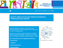 Tablet Screenshot of diakonie-sozialstation-offenburg.de